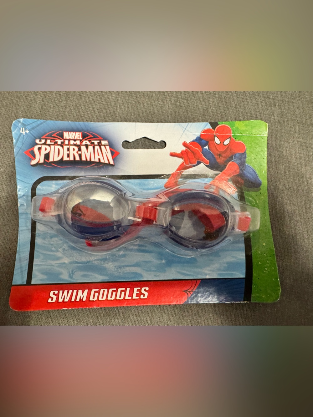 Marvel Ultimate Spider-Man Pool Swim Goggles Small, Multi